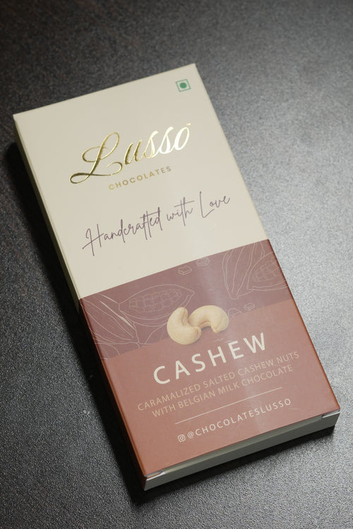Belgian Dark Chocolate and Cashew Tablet