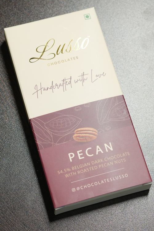 Belgian Dark Chocolate and Pecan Tablet