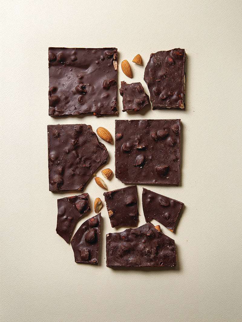 Belgian Dark Chocolate with Candied Orange & Almond