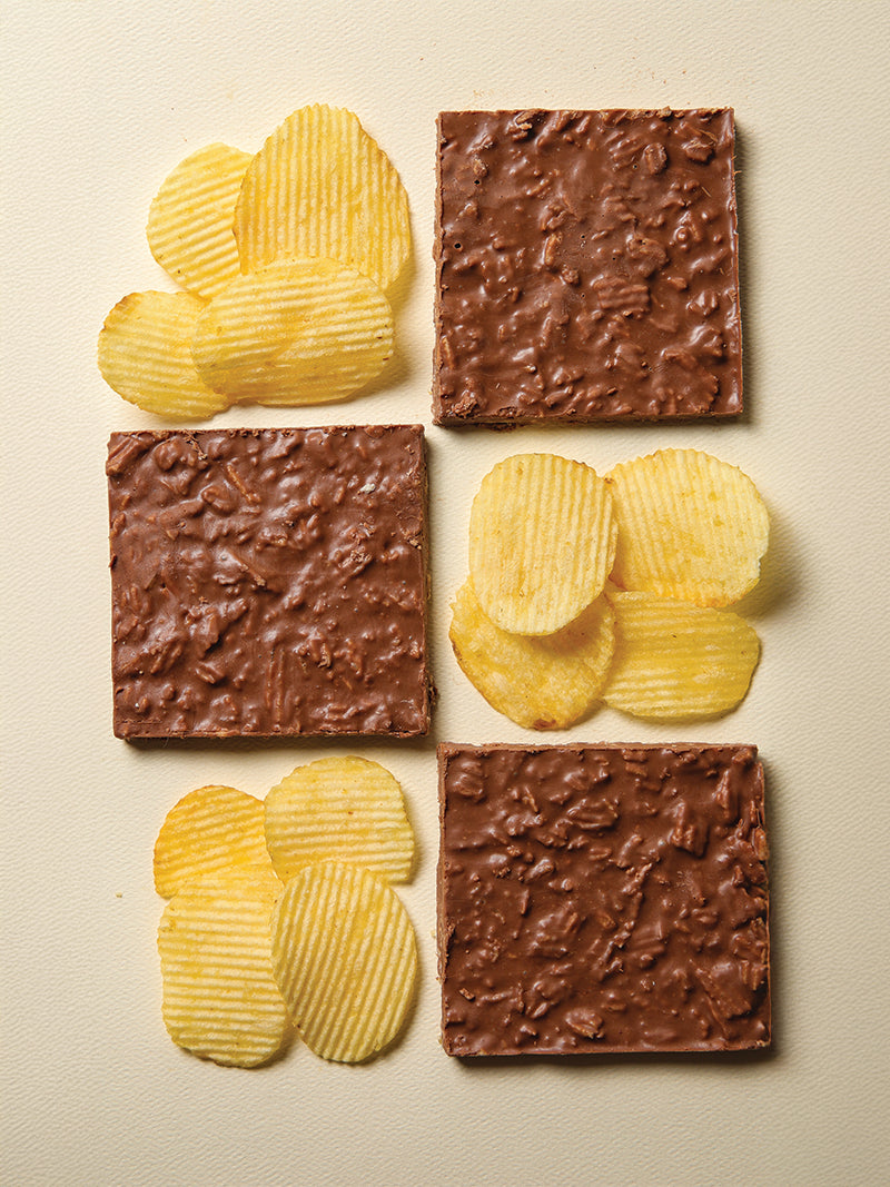 Belgian Milk Chocolate with Potato Crisps
